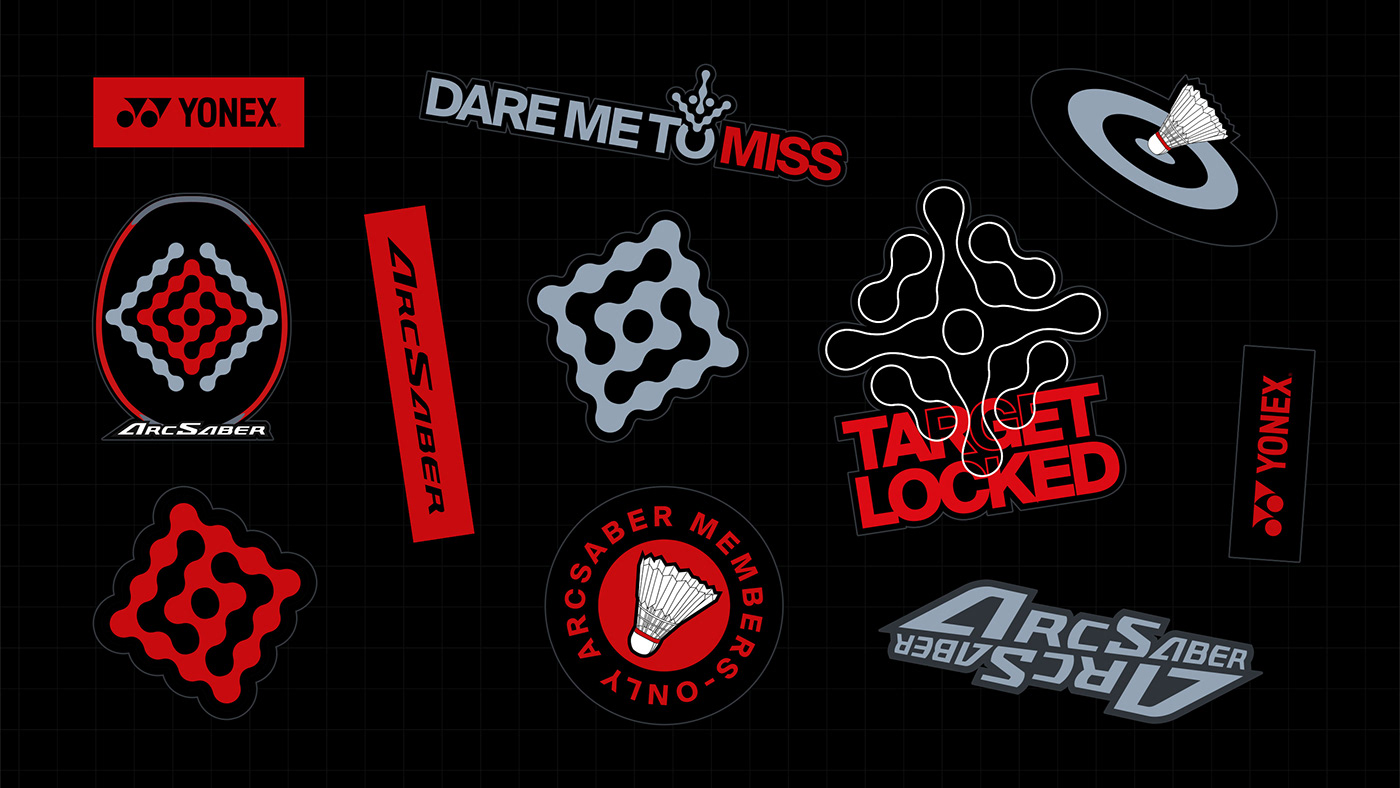 Sticker pack for the launch campaign of ARCSABER 11