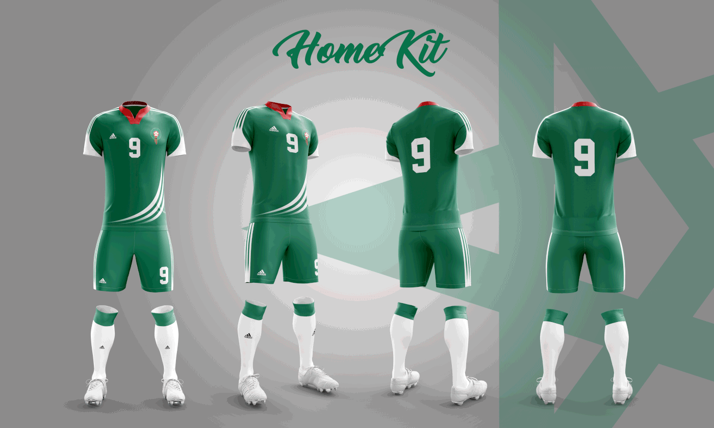 Morocco kit cup Russia 2018 | on Behance