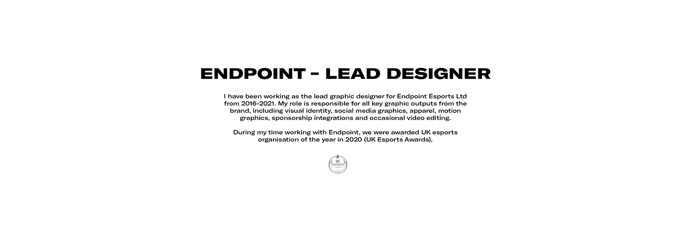 apparel endpoint esports logo Merch motion sports team