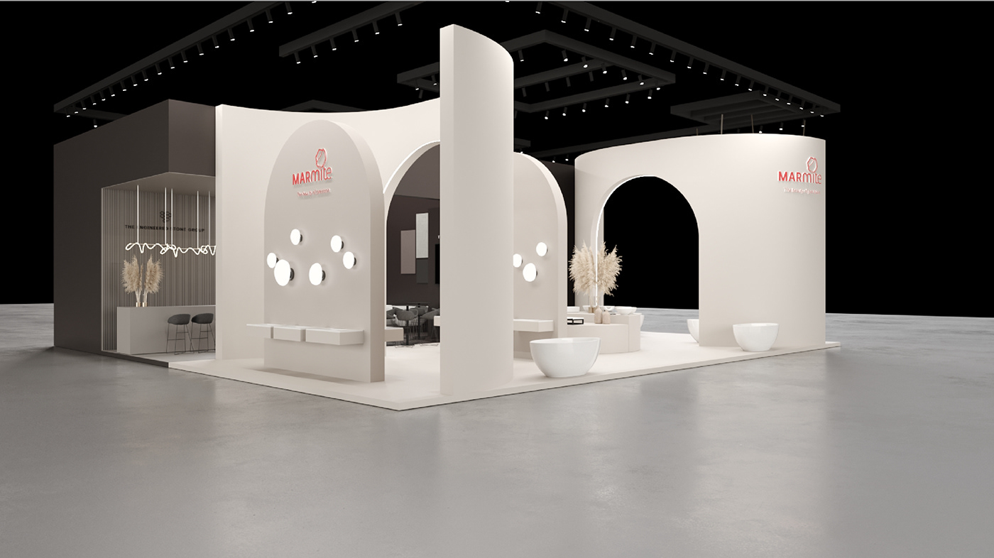 3ds max architecture corona design Exhibition  Exhibition Design  expo Stand stoisko targi