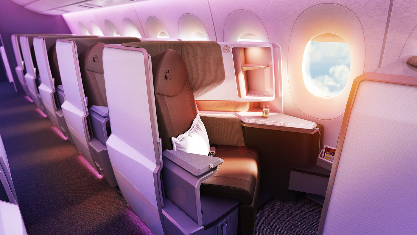 first class Interior location luxury planes Virgin Atlantic