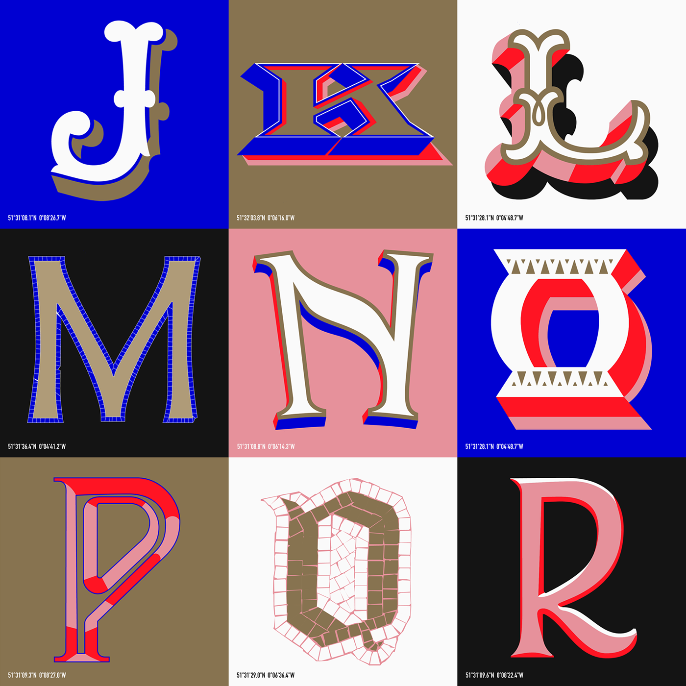 lettering Script Ornamental type custom type typography   36 days London found type