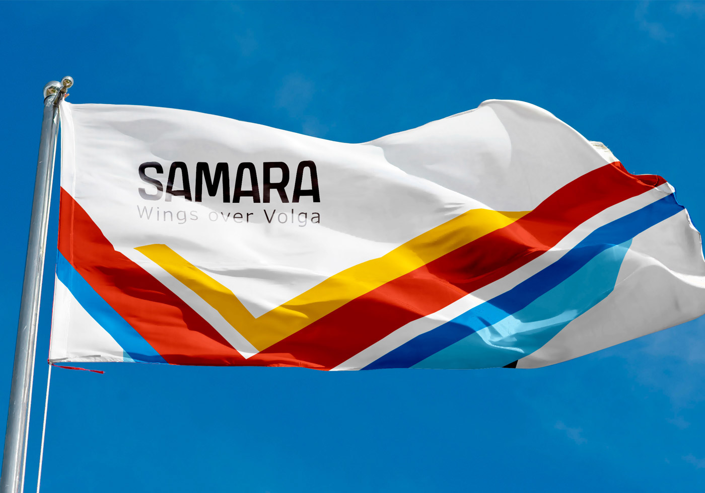 logo territorial transformer city of Samara river volga wings fashionable trend