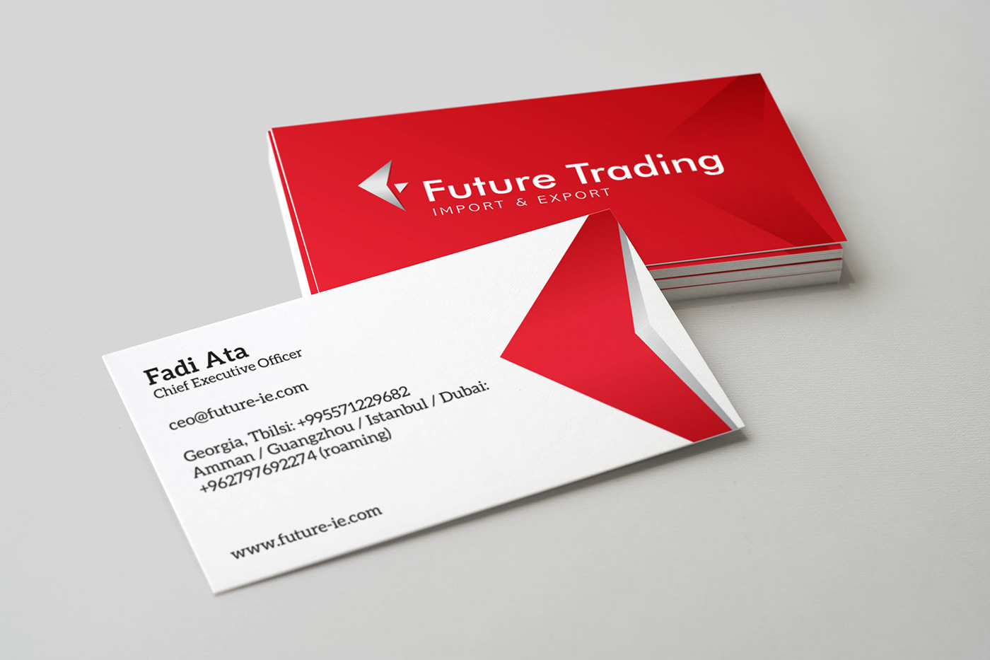 logo business card Import Export trading