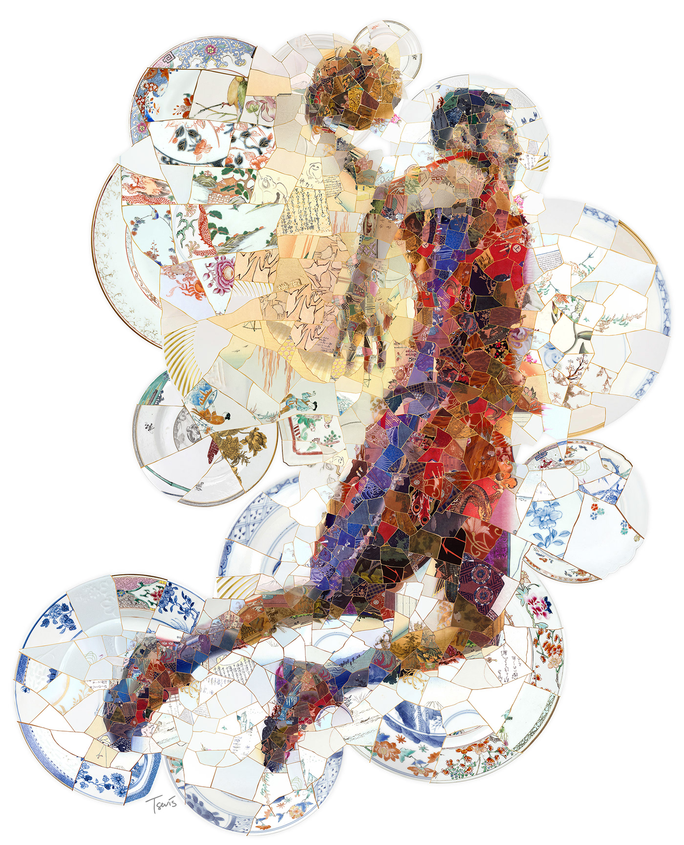 photomosaic photocollage collage mosaic Olympic Games sport illustration Tokyo2020 soccer athletics gymnastics