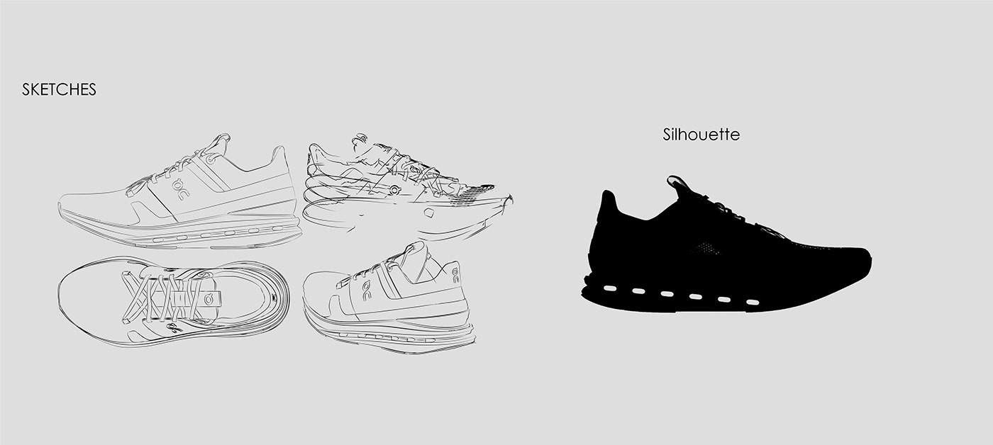 sneakers design 3D Render Fashion  concept