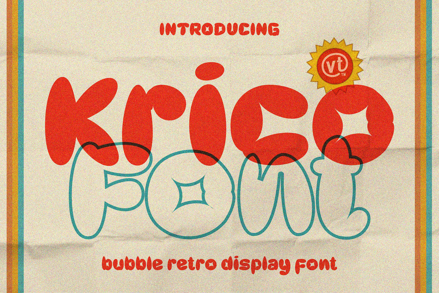 free Free font freebies type typography   bubble Retro vintage display font Typeface