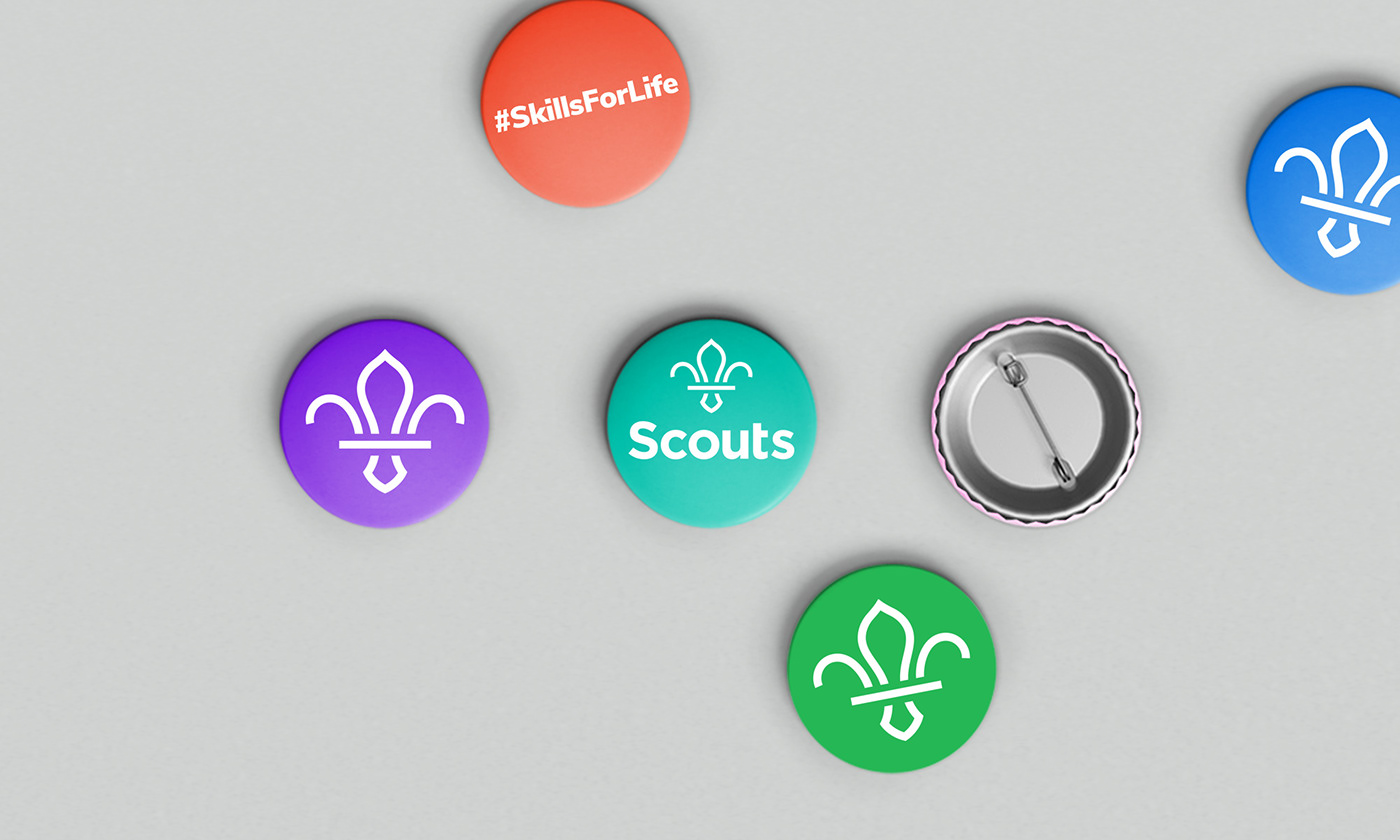 UK Scouts rebrand and giving the Fleur De Lis logo a new look!