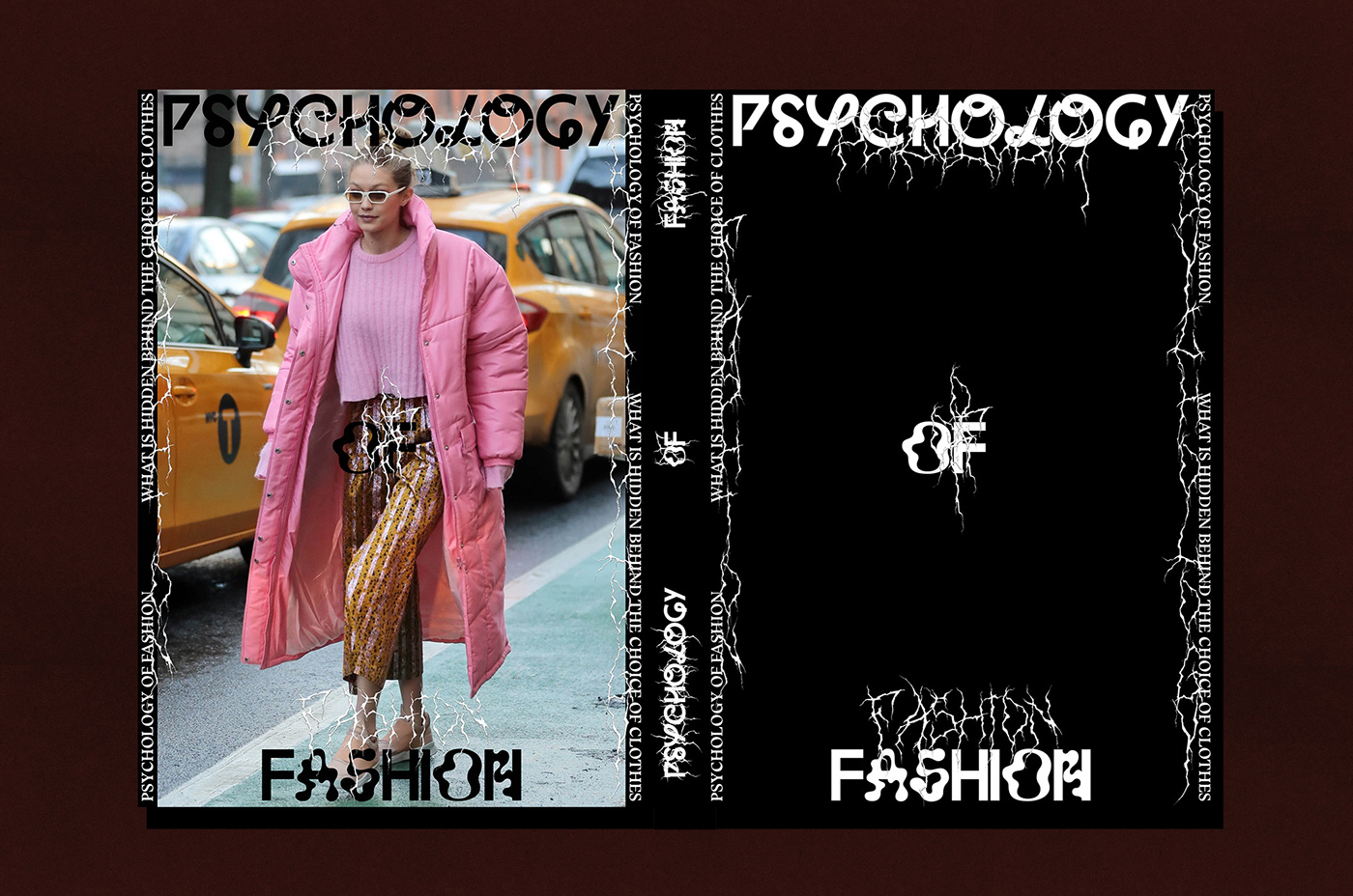psychology Fashion  editorial book design Grafik Design