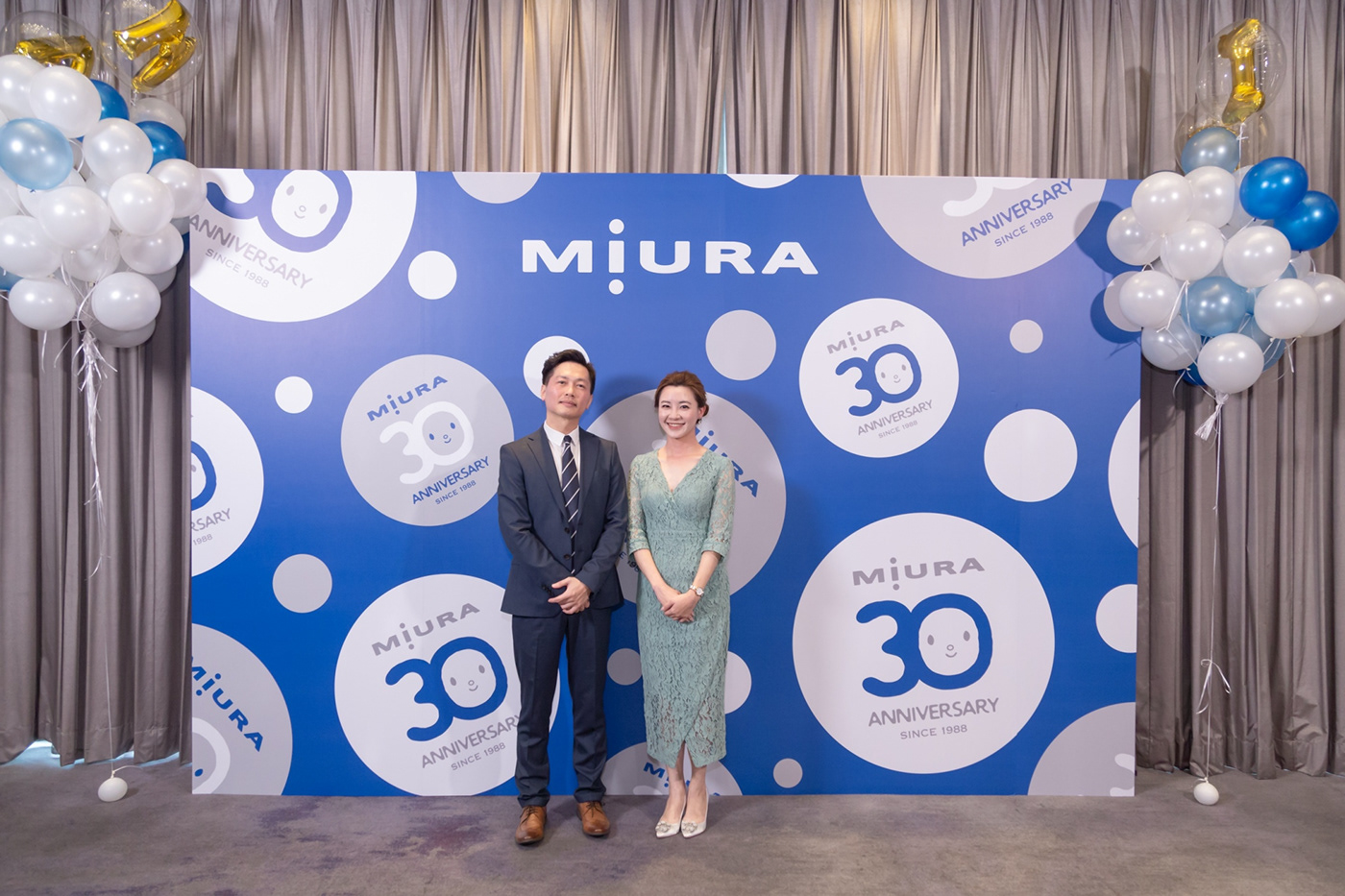 keyvision branding  blue grey White miura industry company thirty anniversary