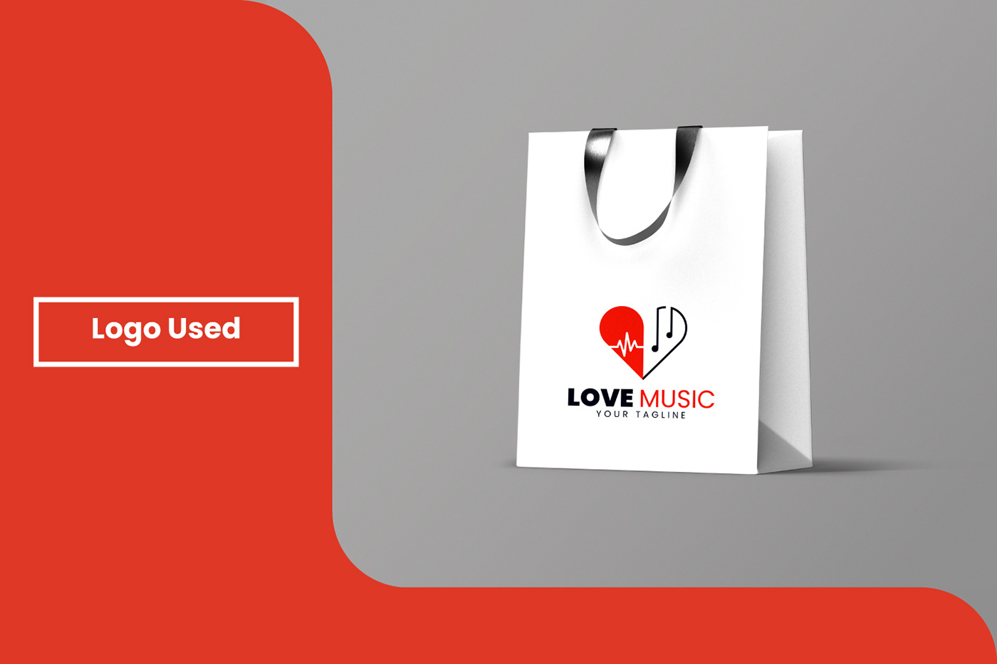 logo Logo Design brand identity Heart Logo music logo music logo design visual identity love music logo music brand identity musiclogo
