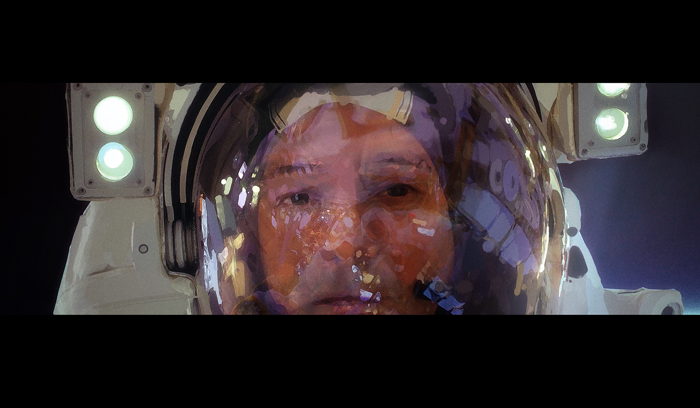 Space  adventure Key-Frame cinematic blue sci-fi short STATION astronaut story