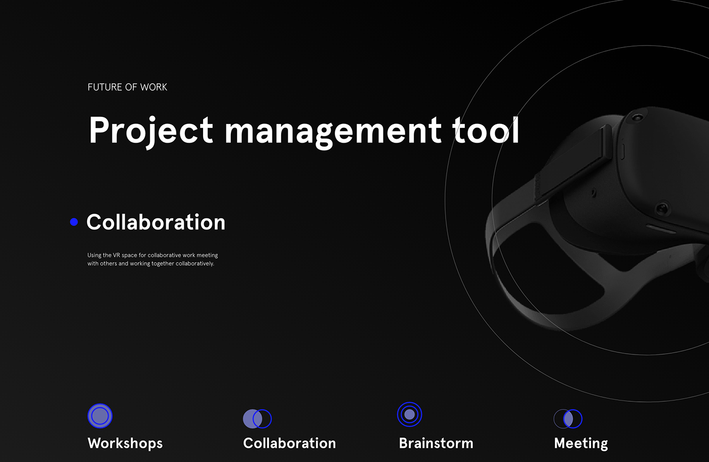 dashboard Project Management user experience Virtual reality Work 