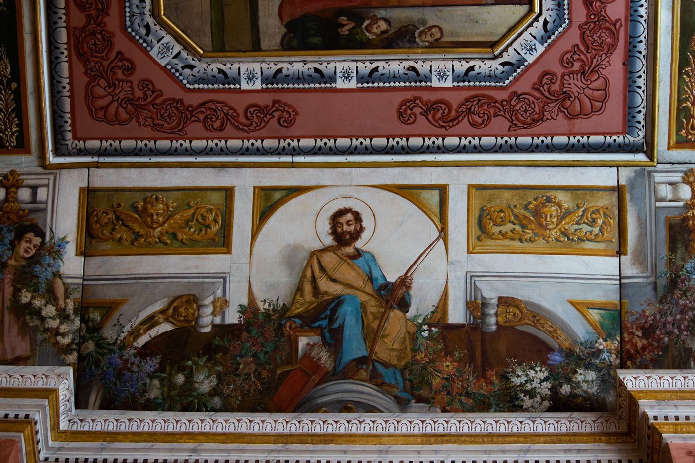 architecture gothic India Catholic church fresco art lightroom photobook religion