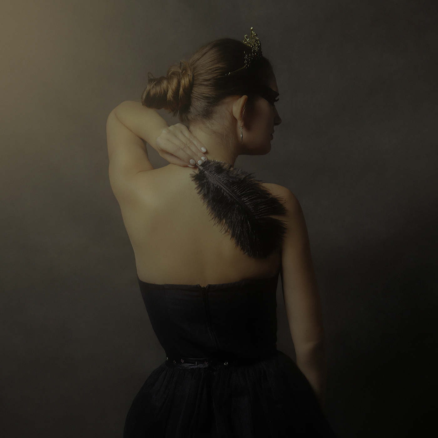 black swan movie artwork portrait retouch model Photography  Fashion  ballet dancer ballerina