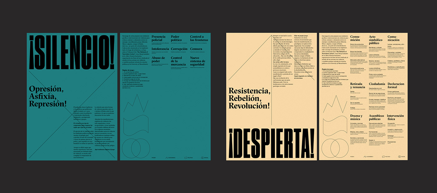 print typography   poster game identity branding  cards type uprising revolt