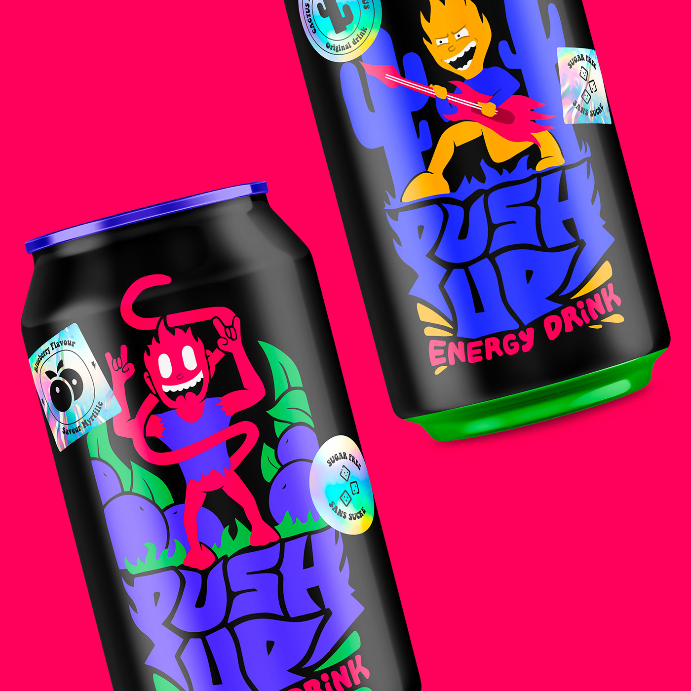 colors design drink energy energydrink Flash ILLUSTRATION  Pack Packaging soda
