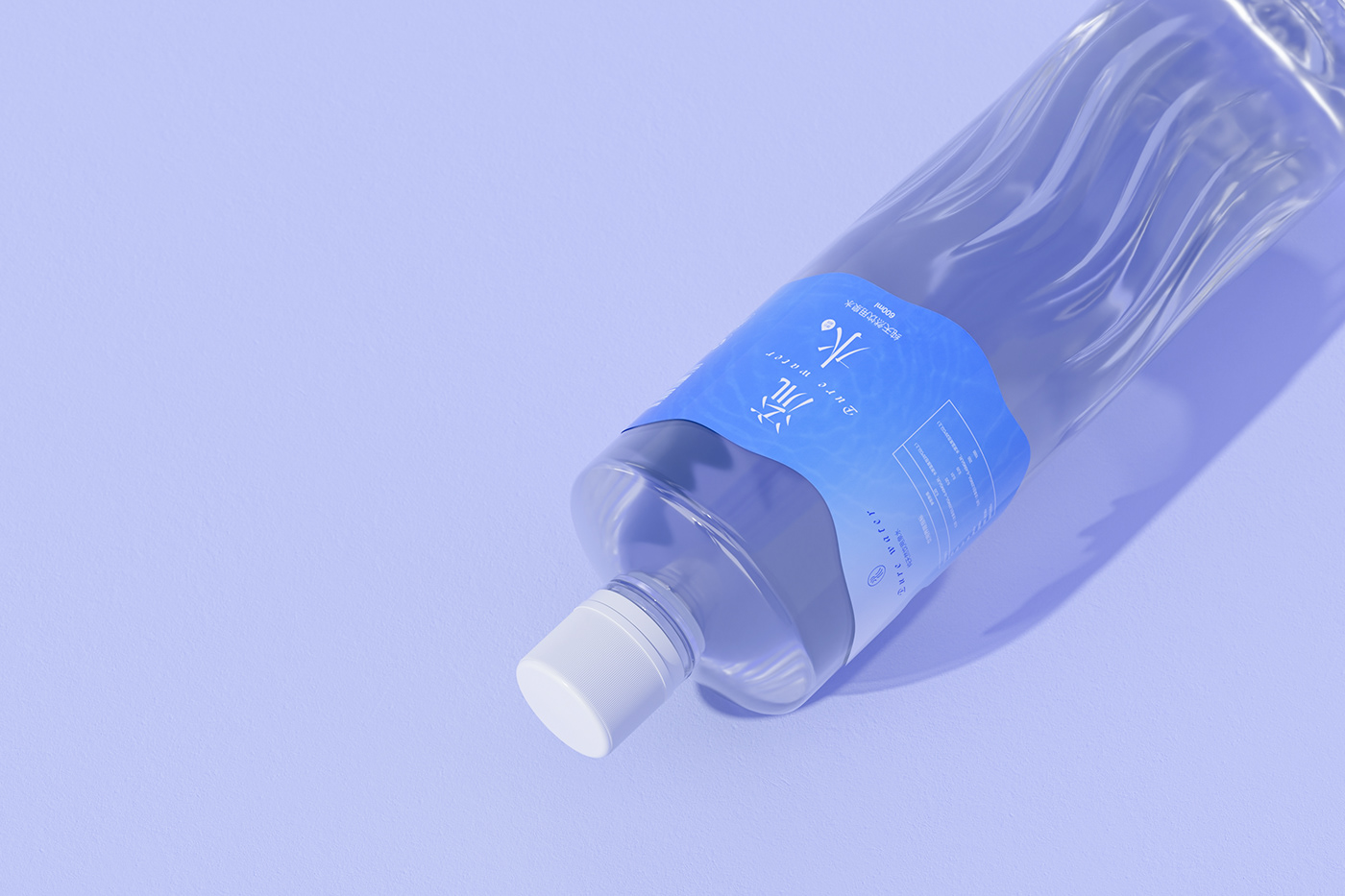 graphic design  mineral water Packaging