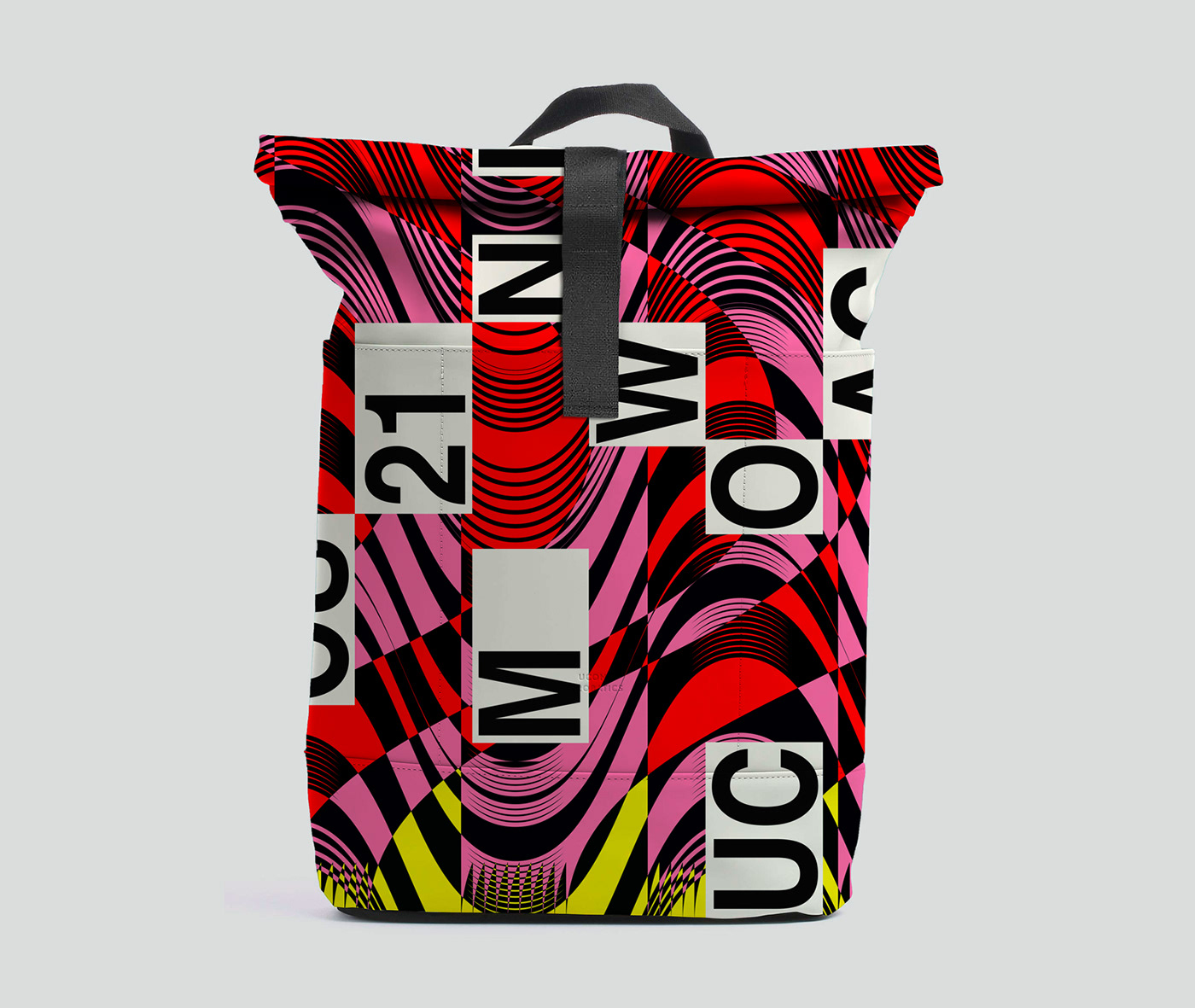 Bag designed by two graphic designers for Ucon Acrobatics