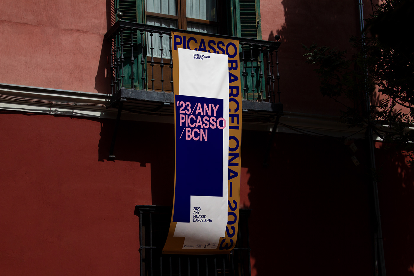 brand identity poster editorial barcelona Picasso art campaign