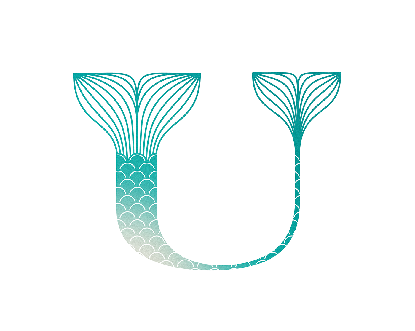 alphabet design font mermaid sea siren type typo