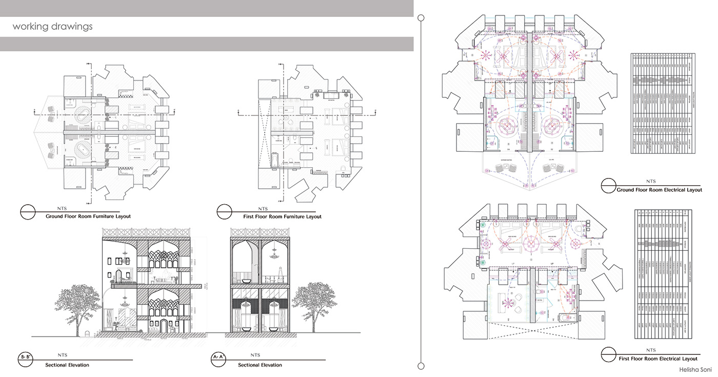 3D adaptive reuse architecture graduation project hospitality design Hypothetical interior design  restoration Urban Design visualization