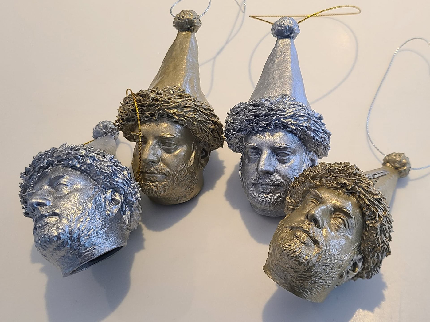 3d scan 3D scanning 3d printing Christmas Christmas Decoration Head scan