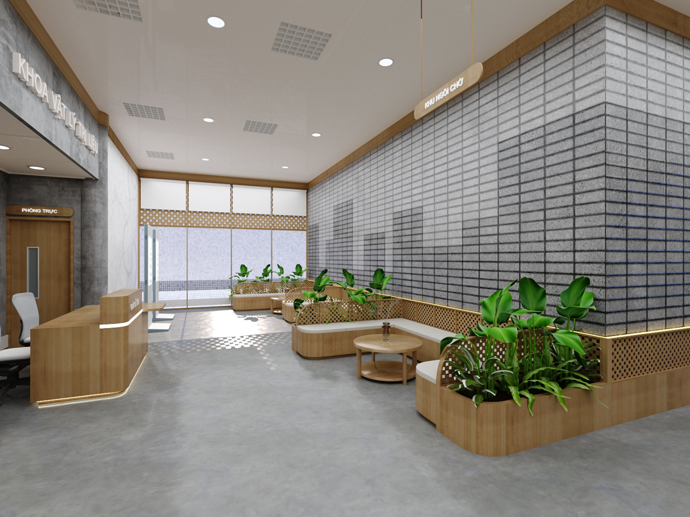 architecture Health health center healthcare hospital indoor interior design  modern Project student