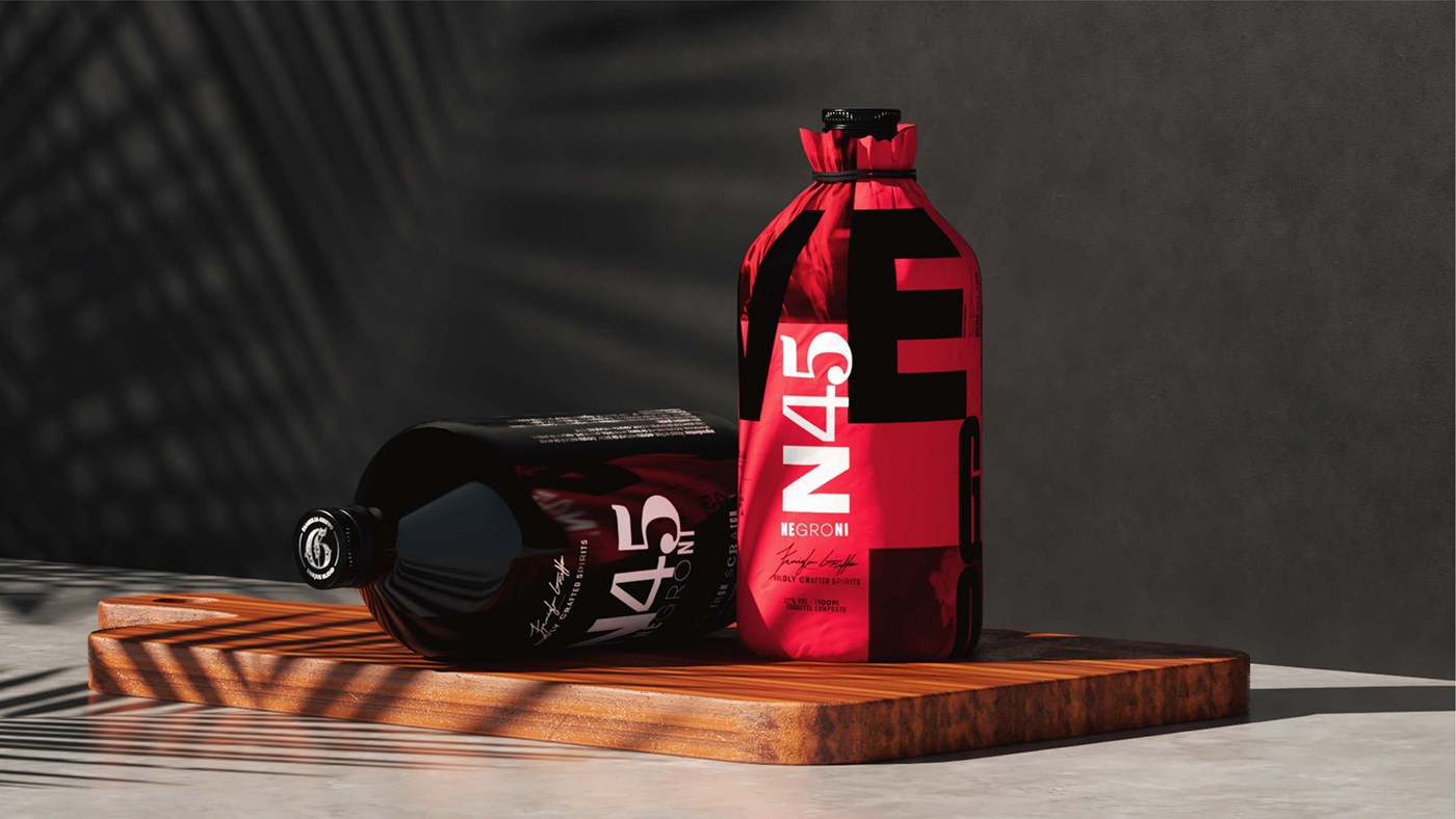 drink Negroni Packaging identity