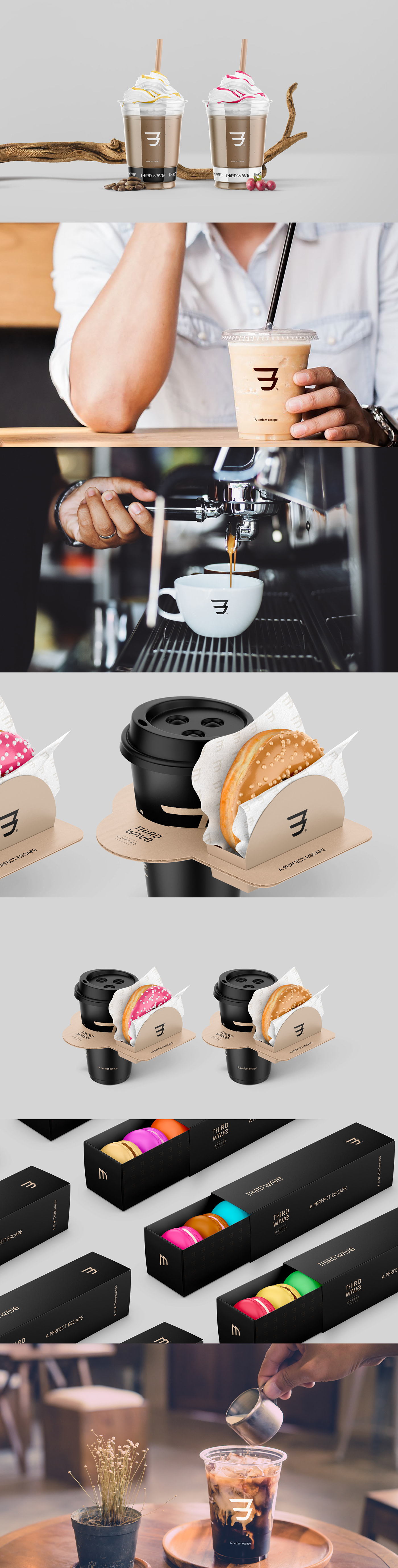 branding  brand cafe Coffee monogram Saudi Trade mark logo coffeeshop riyadh
