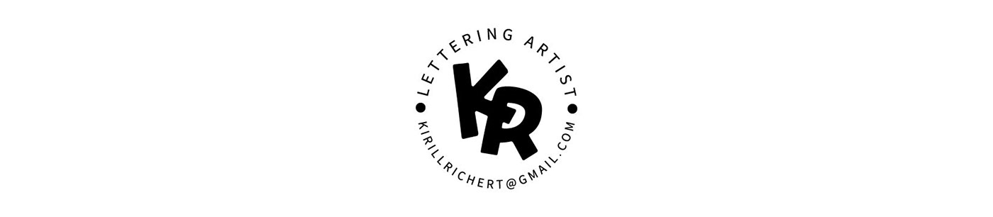 lettering design logo letteringlogo Style rich typelogo Script Graffiti kirillrichert  