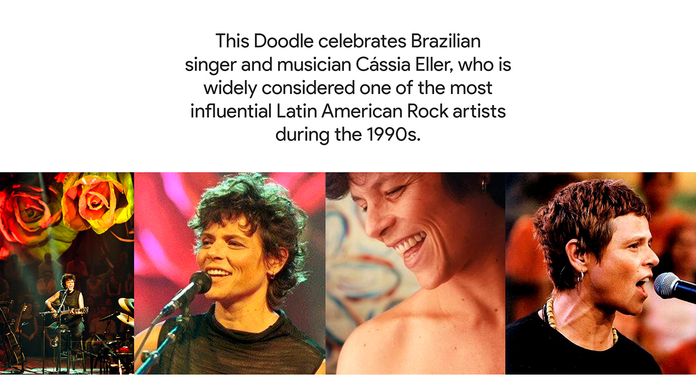 google Google Doodle Brazil music Birthday ILLUSTRATION  rock
