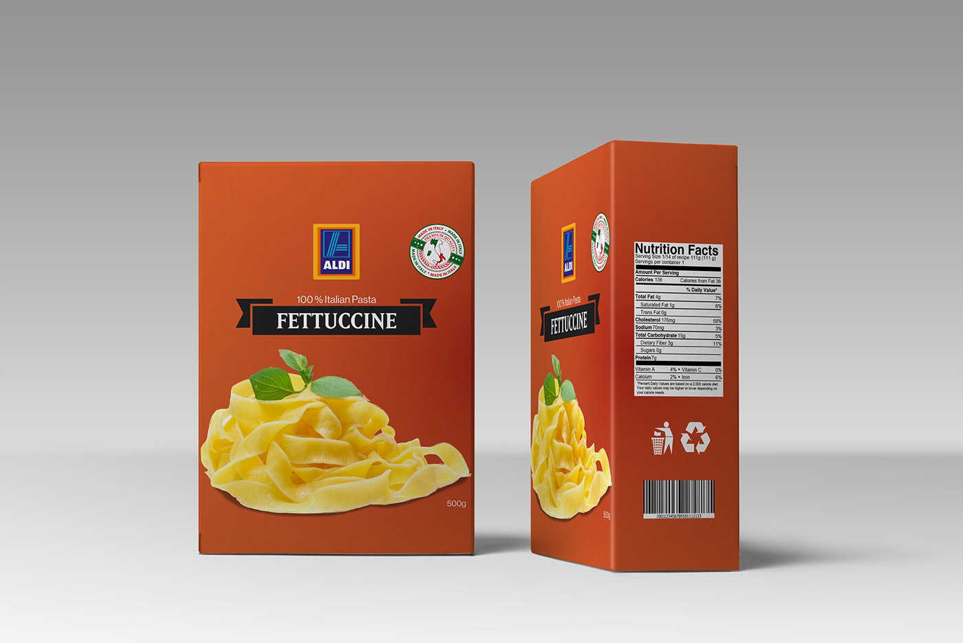 package packagedesign Pasta lowcost highcost Midcost difference design