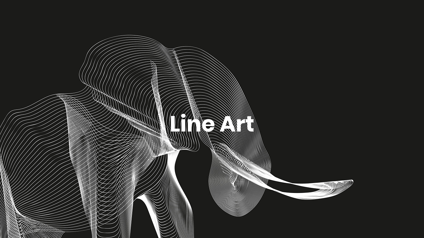 line art art abstract design lines clean minimalistic minimal animals colors