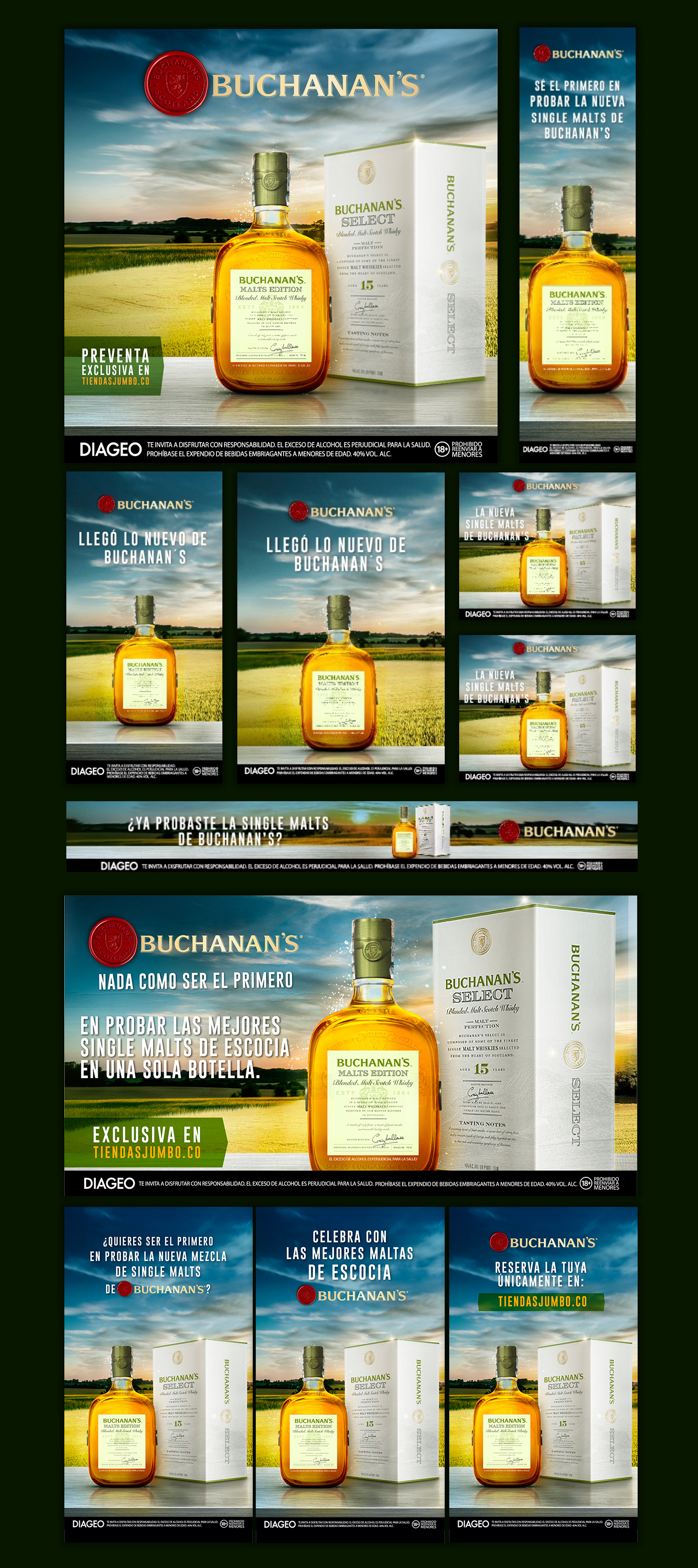 ad Buchanans colombia diageo Socialmedia tendencia Whisky