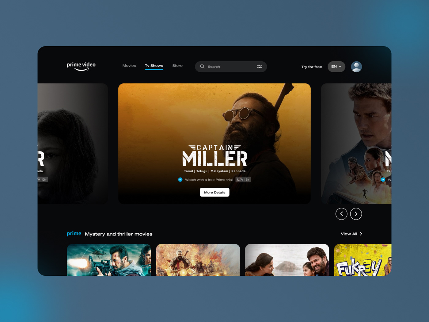 amazon prime ui design redesign app ui UI Netflix series