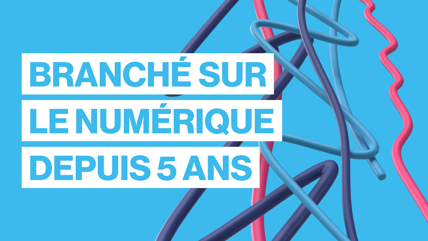 univers graphique Anniversaire 3D design web numérique evenement Quebec branding 
