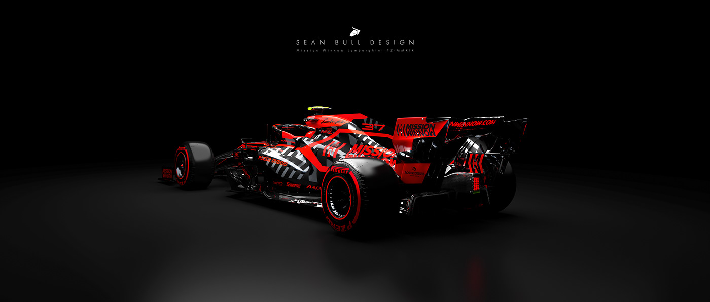 Mission Winnow Lamborghini F1 Concept Livery 3D on Behance
