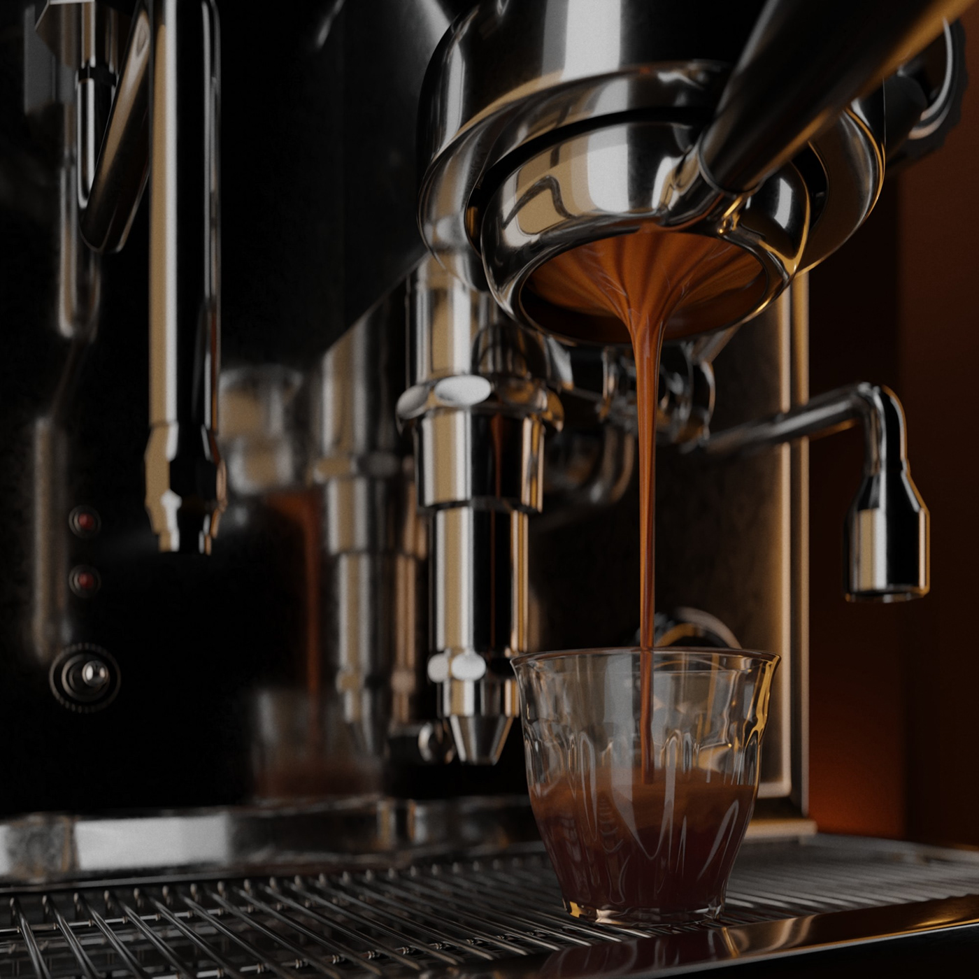 espresso Eureka coffeemachine Coffee redner Render 3D