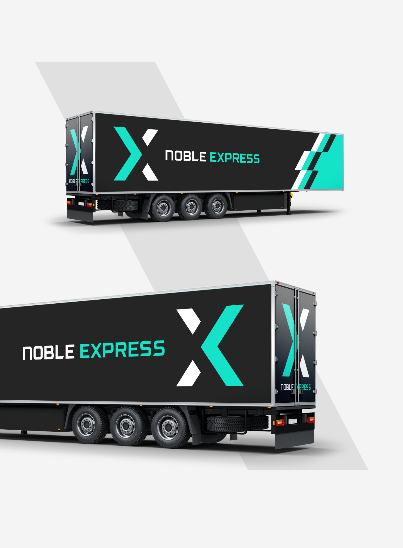 brand identity haulage Logistics logos modern sophistcated Transport typography   visual identity