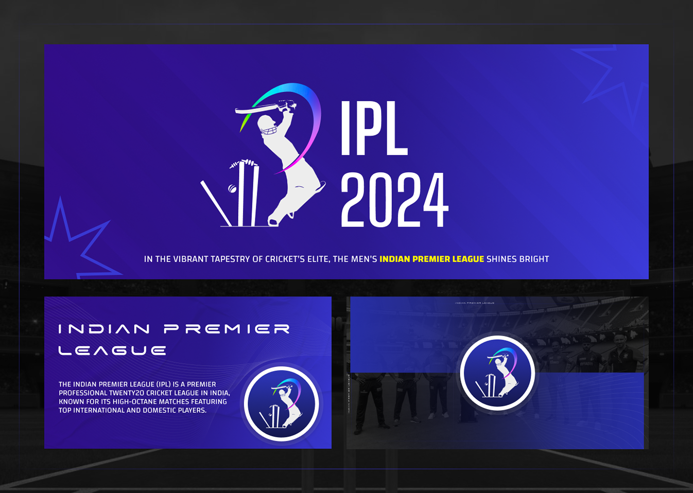 logo Logo Design branding  brand identity visual identity Brand Design IPL IPL2024 sports Cricket