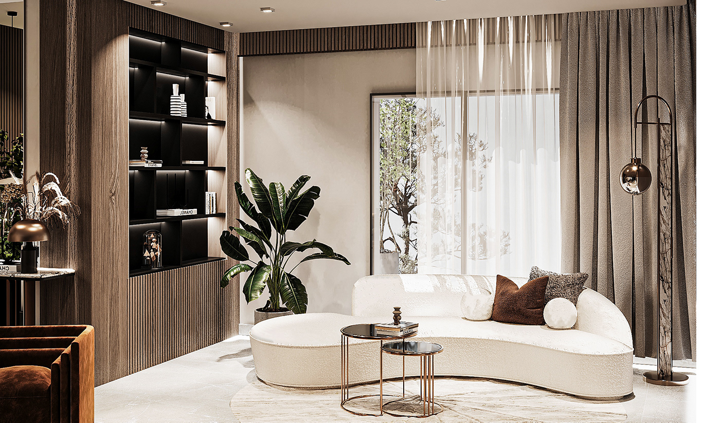 reception design living room Modern Design modern interior design  tv unit design Render