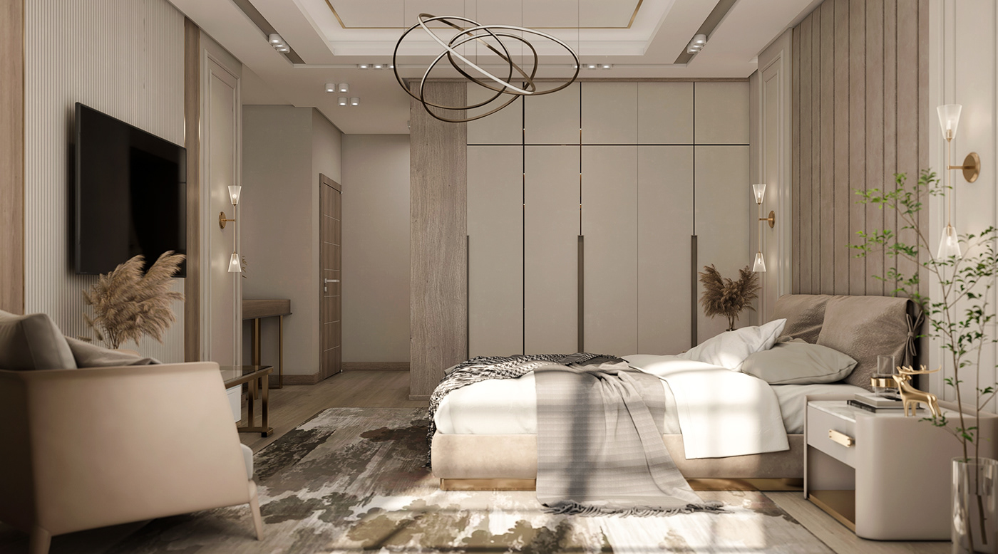 bedroom design Interior luxury modern