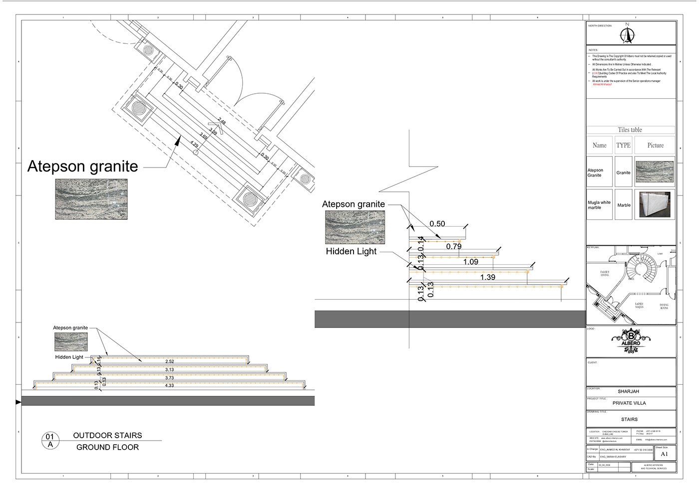 AutoCAD architecture interior design  stairs shopdrawing working drawings details Shopdrawings architects technical_office