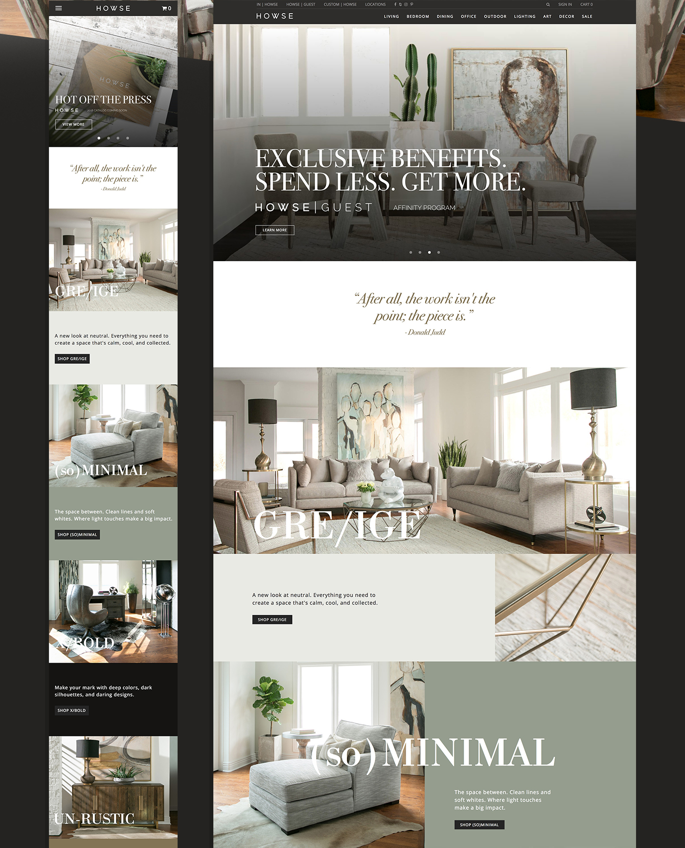 furniture Website Layout catalog Ecommerce design Photography  photoshoot