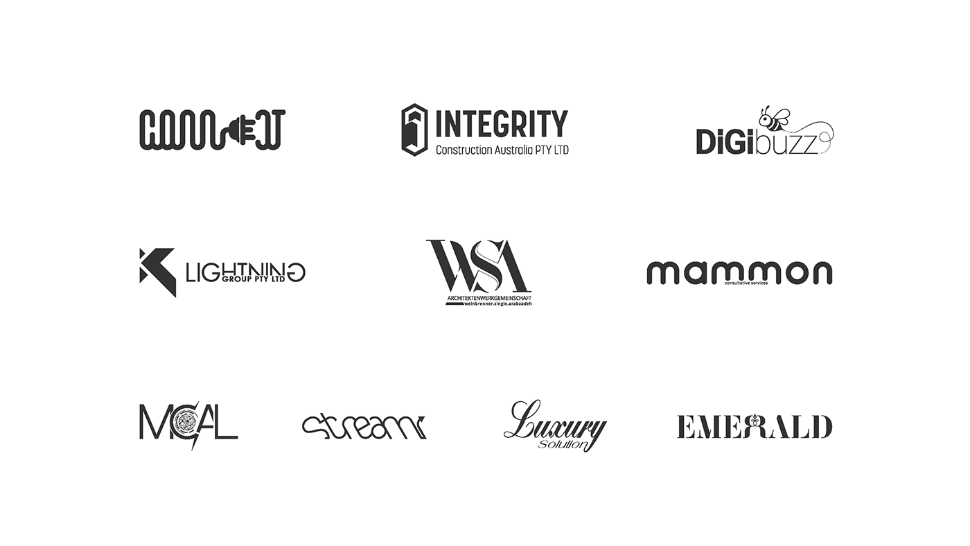 graphic design  identity logo Logo Design logofolio Logotype typography  