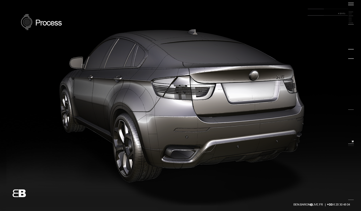 BMW baron benjamin 3D modeling rendering Alias