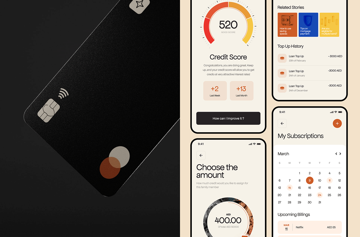 app Bank banking card design finance Fintech money neobank product design 