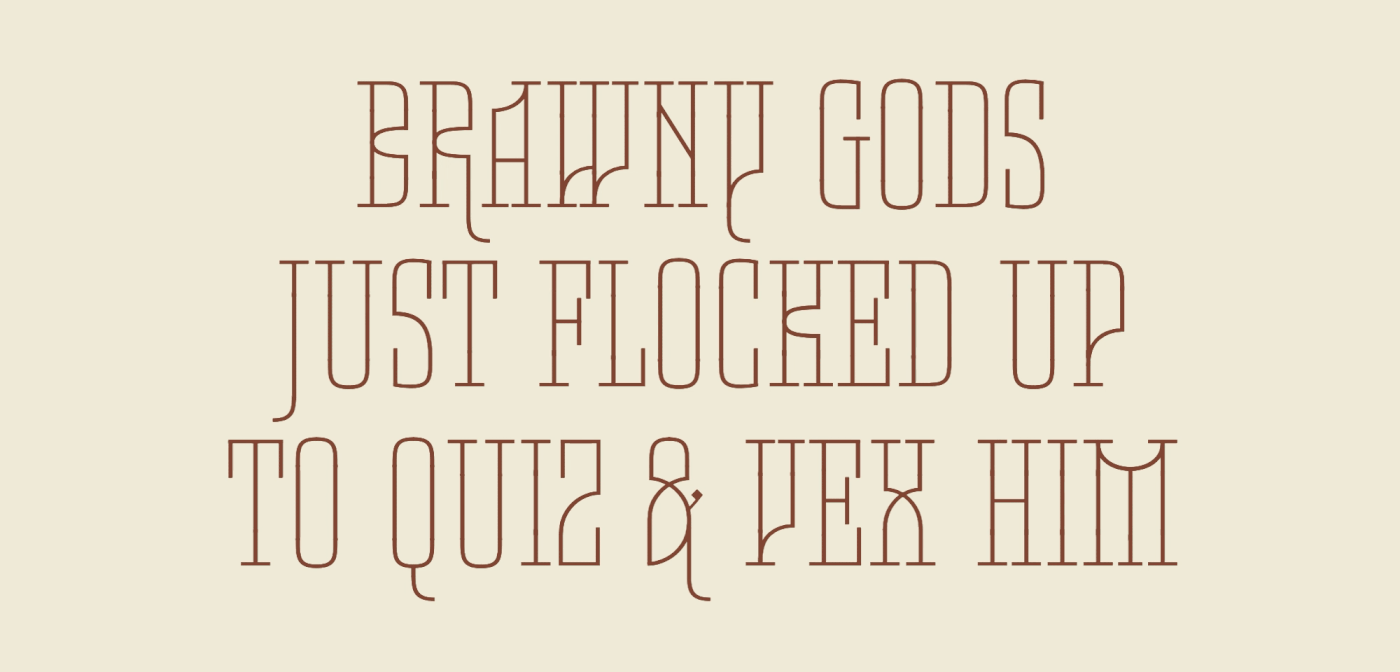 Typeface Variable Font