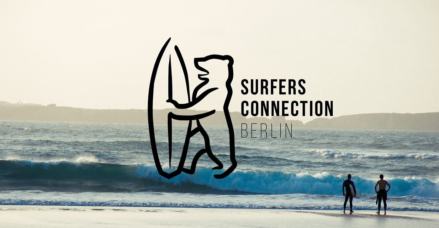 Surf hangloose surfer surfing berlin Stoked bear waves sports connection